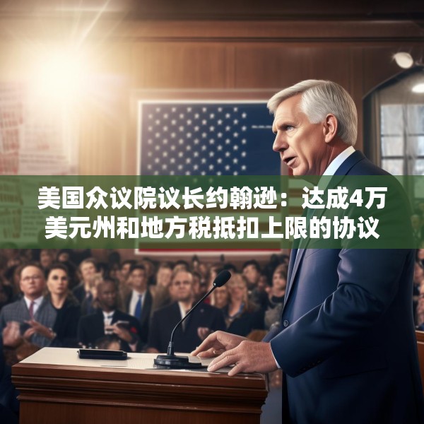 美国众议院议长约翰逊：达成4万美元州和地方税抵扣上限的协议