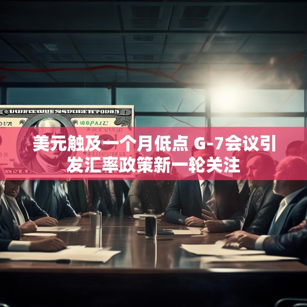 美元触及一个月低点 G-7会议引发汇率政策新一轮关注