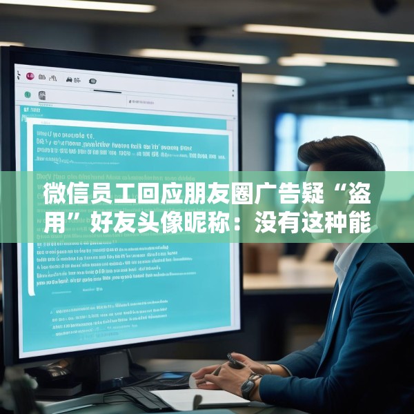 微信员工回应朋友圈广告疑“盗用”好友头像昵称：没有这种能力，也不会这样干