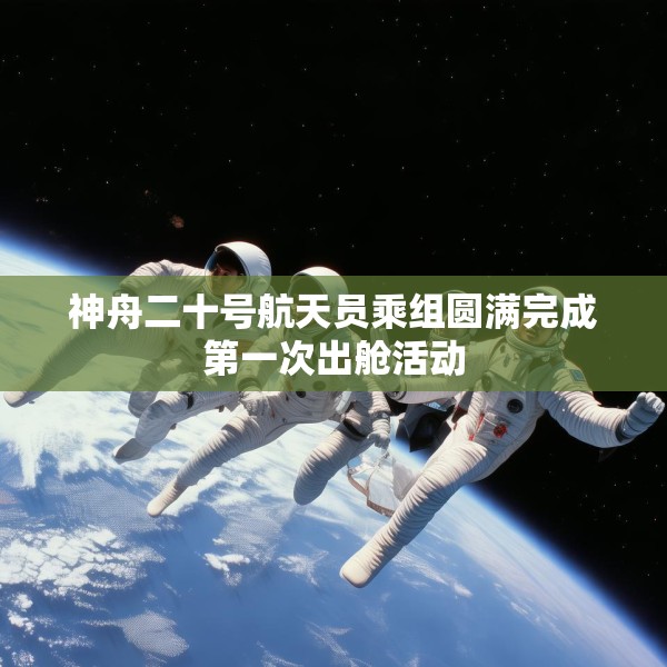 神舟二十号航天员乘组圆满完成第一次出舱活动