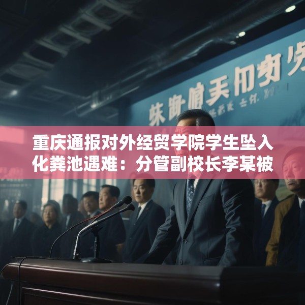 重庆通报对外经贸学院学生坠入化粪池遇难：分管副校长李某被免职