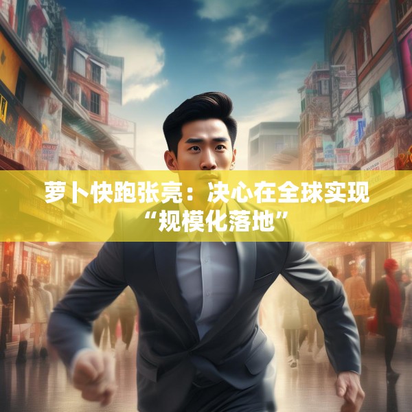 萝卜快跑张亮：决心在全球实现“规模化落地”