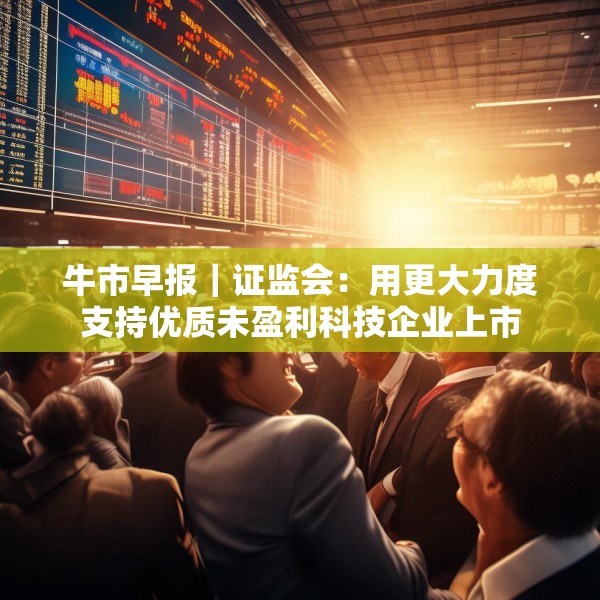 牛市早报｜证监会：用更大力度支持优质未盈利科技企业上市