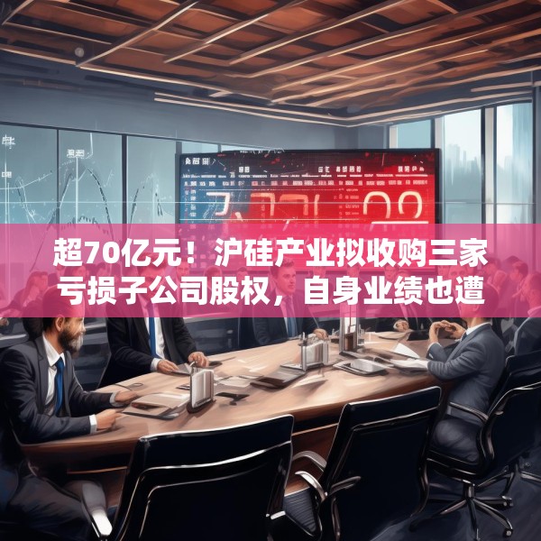 超70亿元！沪硅产业拟收购三家亏损子公司股权，自身业绩也遭“滑铁卢”
