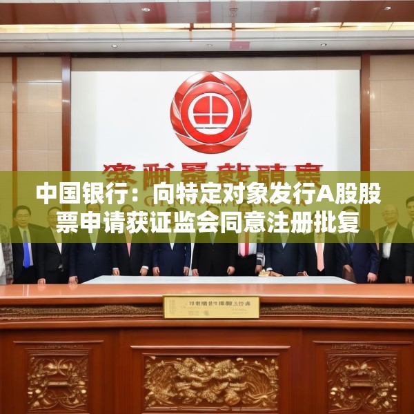 中国银行：向特定对象发行A股股票申请获证监会同意注册批复