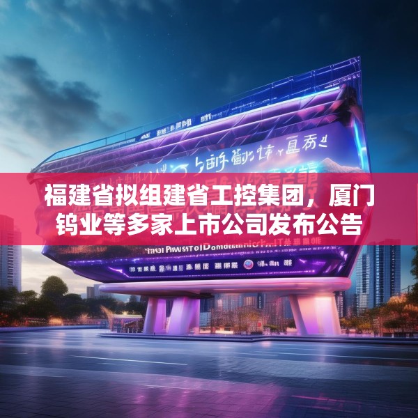 福建省拟组建省工控集团，厦门钨业等多家上市公司发布公告