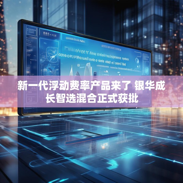 新一代浮动费率产品来了 银华成长智选混合正式获批