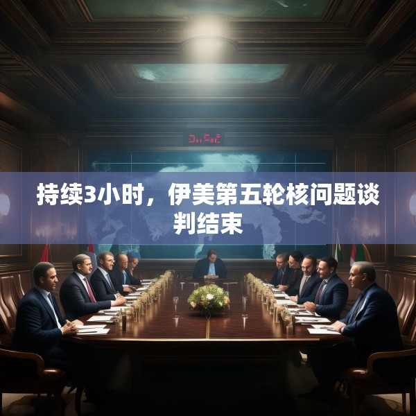 持续3小时，伊美第五轮核问题谈判结束