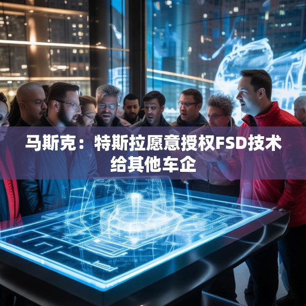 马斯克：特斯拉愿意授权FSD技术给其他车企