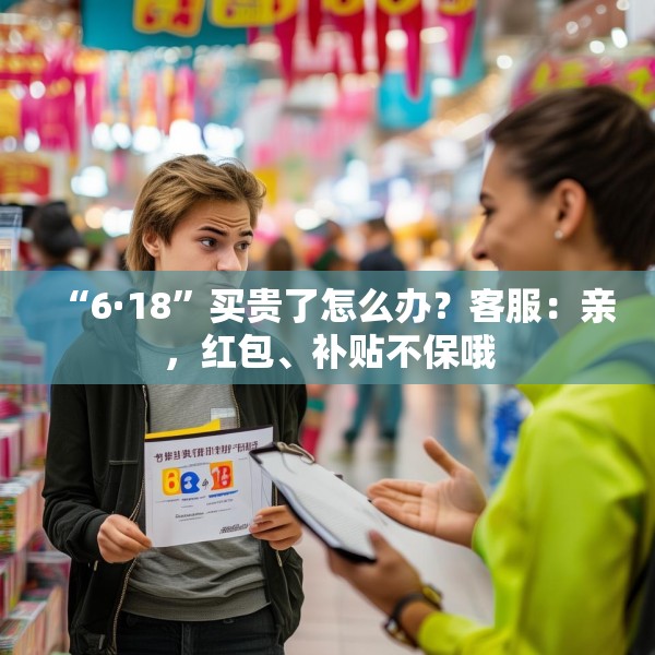 “6·18”买贵了怎么办？客服：亲，红包、补贴不保哦