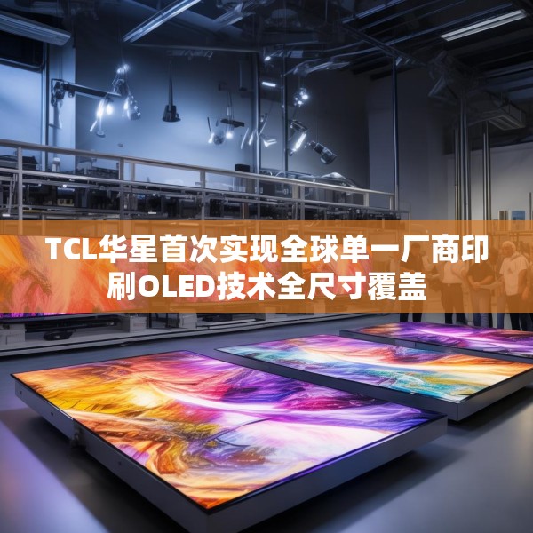 TCL华星首次实现全球单一厂商印刷OLED技术全尺寸覆盖