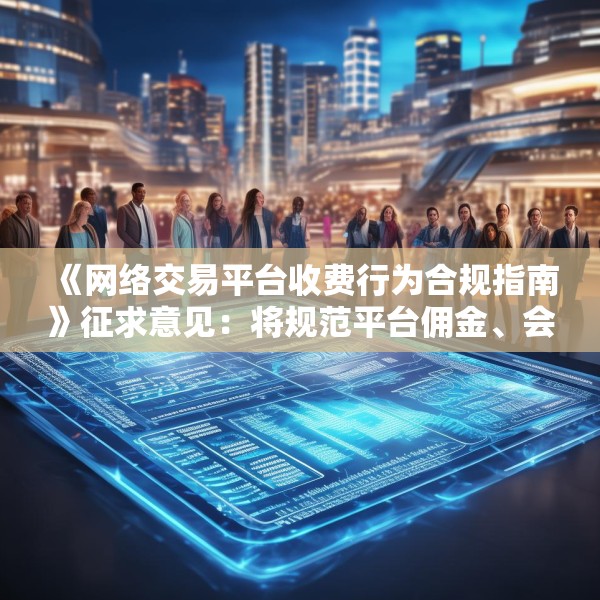 《网络交易平台收费行为合规指南》征求意见：将规范平台佣金、会员费等收费行为