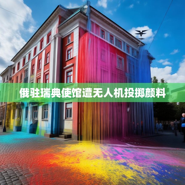 俄驻瑞典使馆遭无人机投掷颜料