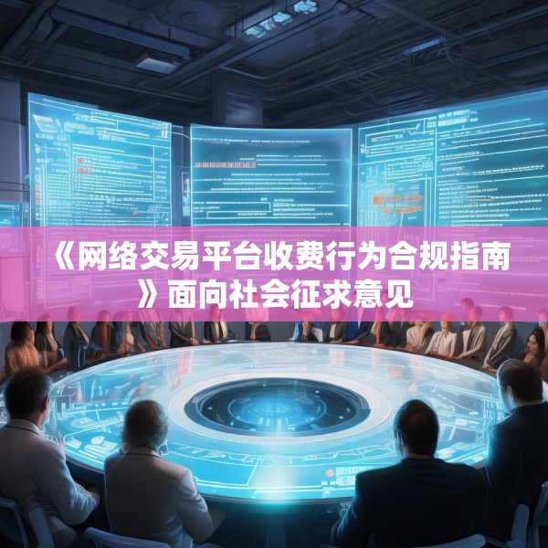 《网络交易平台收费行为合规指南》面向社会征求意见