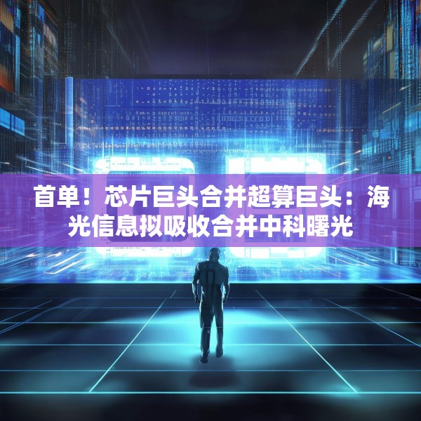 首单！芯片巨头合并超算巨头：海光信息拟吸收合并中科曙光