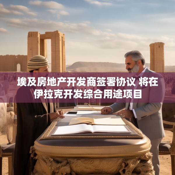 埃及房地产开发商签署协议 将在伊拉克开发综合用途项目