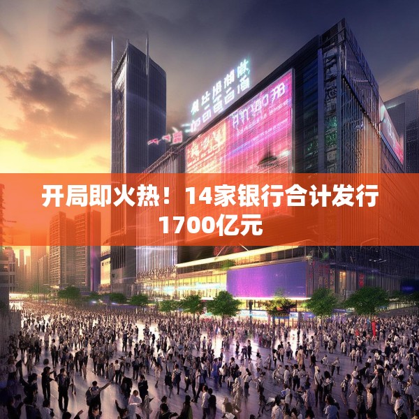 开局即火热！14家银行合计发行1700亿元