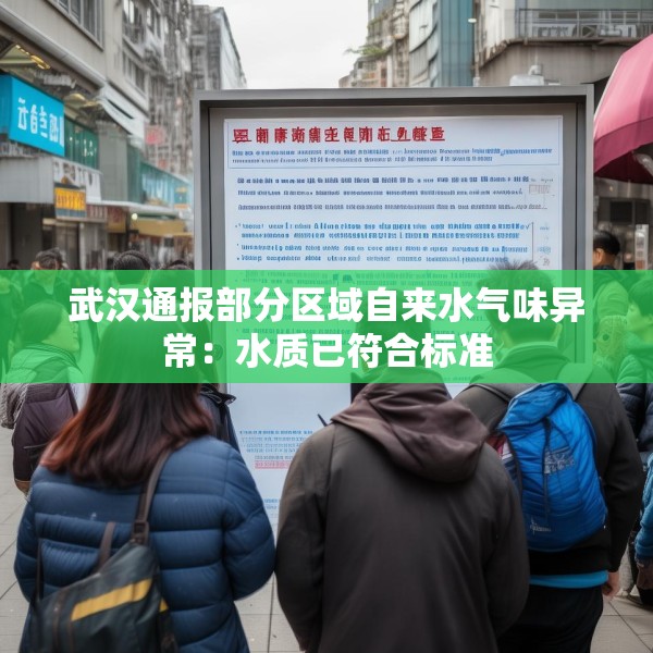 武汉通报部分区域自来水气味异常：水质已符合标准