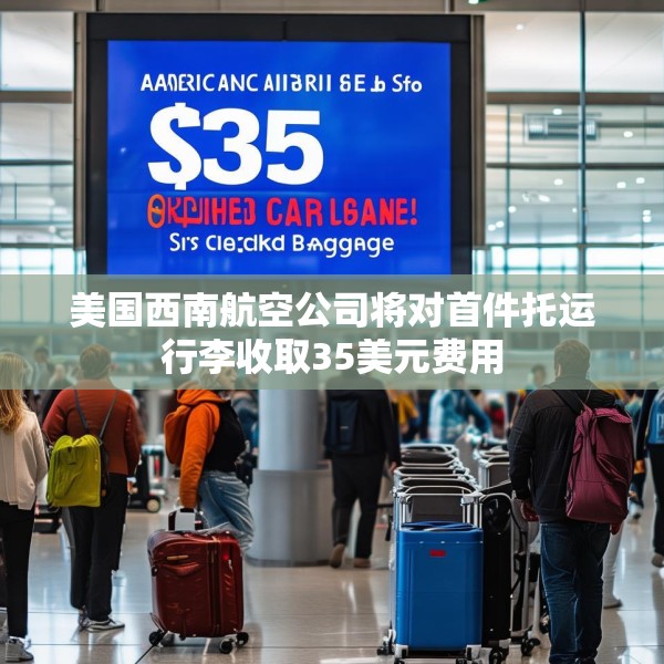 美国西南航空公司将对首件托运行李收取35美元费用
