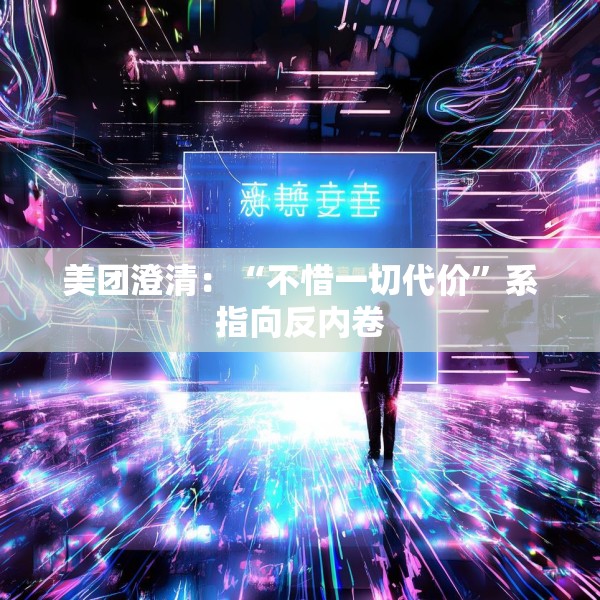 美团澄清：“不惜一切代价”系指向反内卷