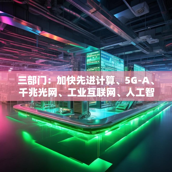三部门：加快先进计算、5G-A、千兆光网、工业互联网、人工智能在电子信息制造业中的规模化应用