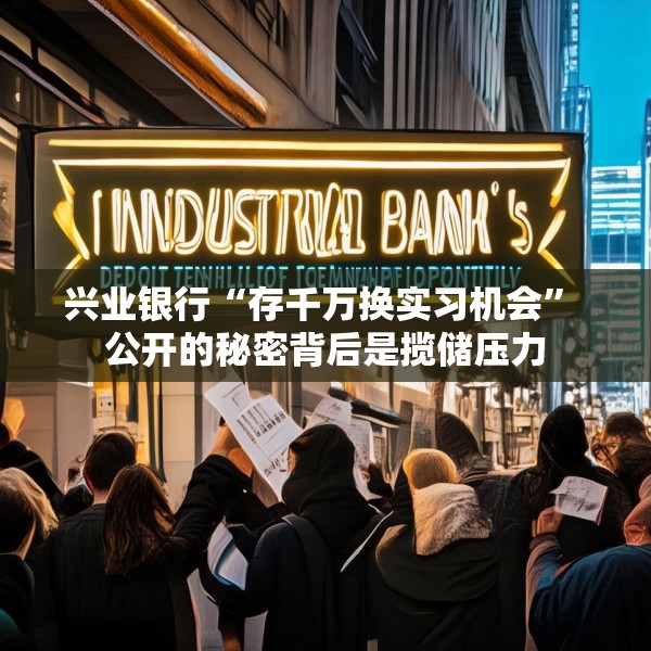 兴业银行“存千万换实习机会” 公开的秘密背后是揽储压力