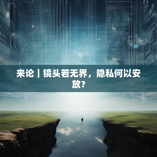 来论｜镜头若无界，隐私何以安放？
