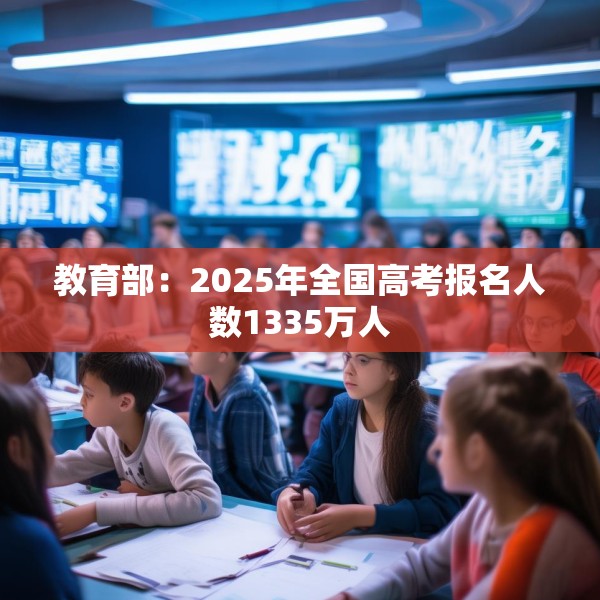 教育部：2025年全国高考报名人数1335万人