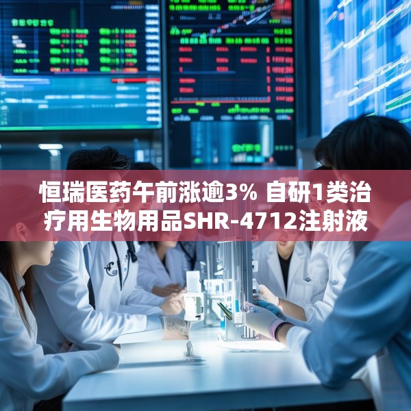 恒瑞医药午前涨逾3% 自研1类治疗用生物用品SHR-4712注射液获批开展临床试验