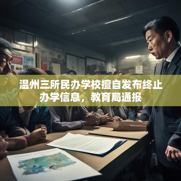 温州三所民办学校擅自发布终止办学信息，教育局通报