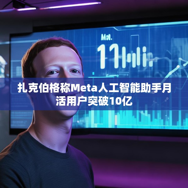 扎克伯格称Meta人工智能助手月活用户突破10亿