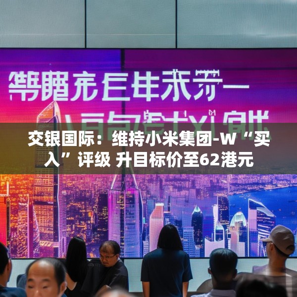 交银国际：维持小米集团-W“买入”评级 升目标价至62港元