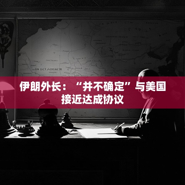 伊朗外长：“并不确定”与美国接近达成协议