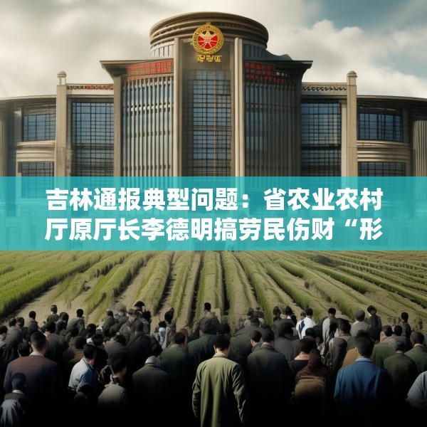 吉林通报典型问题：省农业农村厅原厅长李德明搞劳民伤财“形象工程”