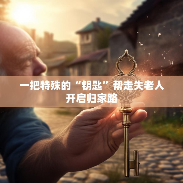 一把特殊的“钥匙”帮走失老人开启归家路