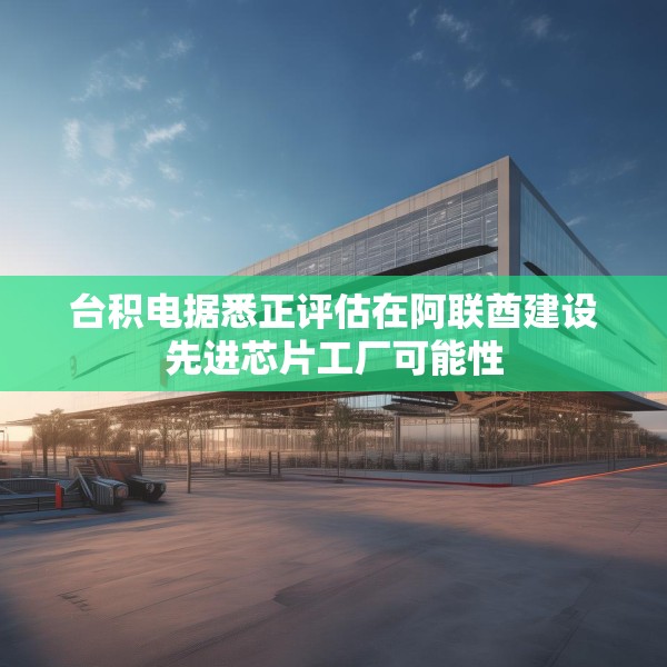 台积电据悉正评估在阿联酋建设先进芯片工厂可能性
