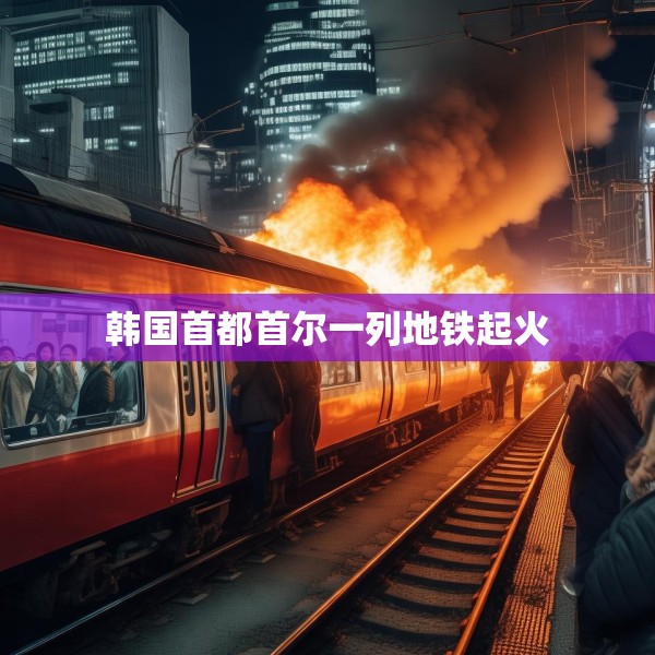 韩国首都首尔一列地铁起火