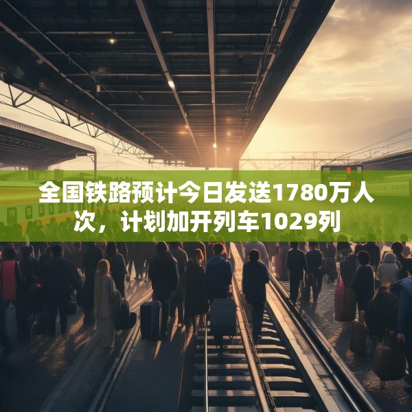 全国铁路预计今日发送1780万人次，计划加开列车1029列