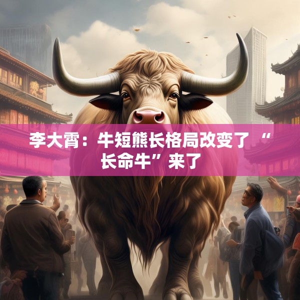 李大霄：牛短熊长格局改变了 “长命牛”来了