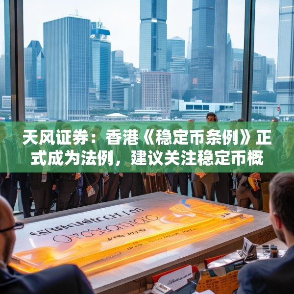 天风证券：香港《稳定币条例》正式成为法例，建议关注稳定币概念相关标的