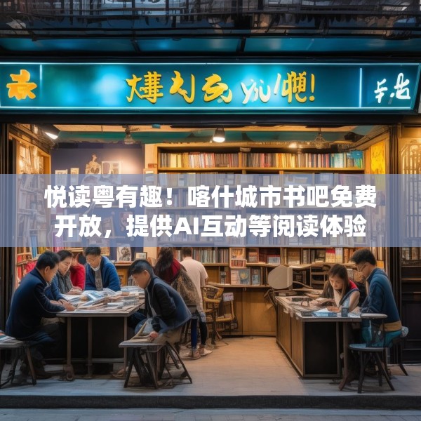 悦读粤有趣！喀什城市书吧免费开放，提供AI互动等阅读体验