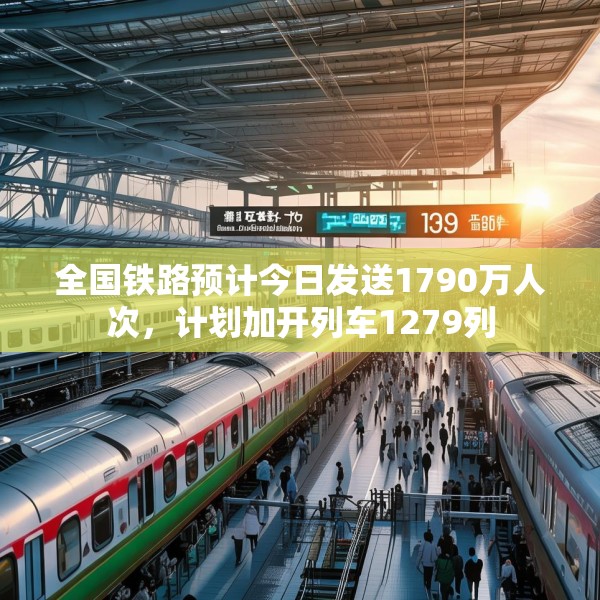 全国铁路预计今日发送1790万人次，计划加开列车1279列