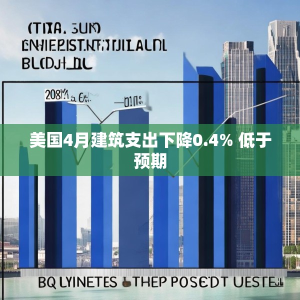 美国4月建筑支出下降0.4% 低于预期