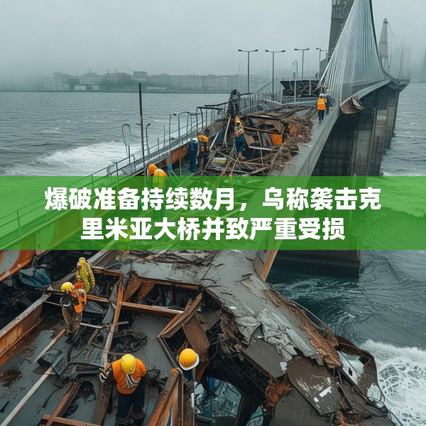 爆破准备持续数月，乌称袭击克里米亚大桥并致严重受损