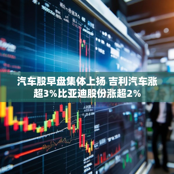 汽车股早盘集体上扬 吉利汽车涨超3%比亚迪股份涨超2%