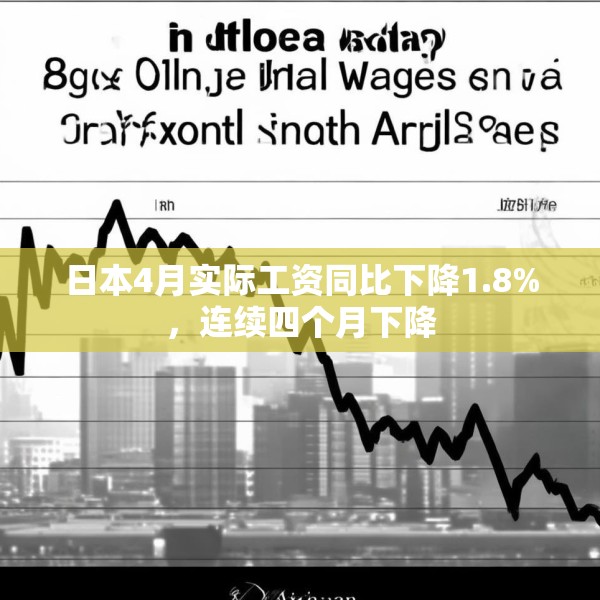 日本4月实际工资同比下降1.8%，连续四个月下降