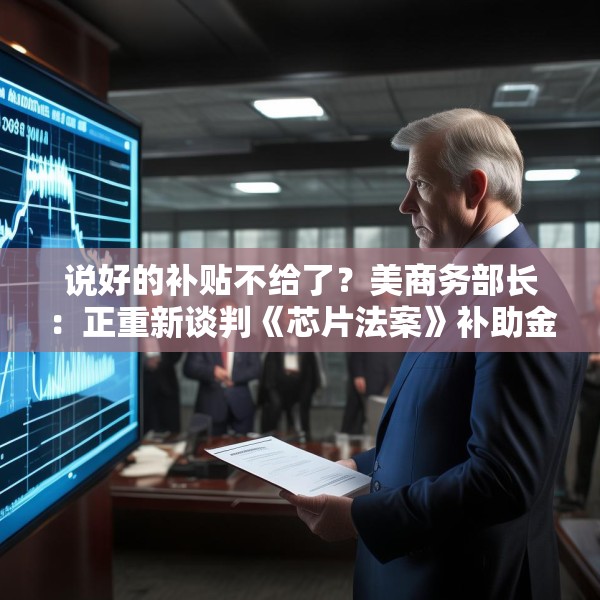 说好的补贴不给了？美商务部长：正重新谈判《芯片法案》补助金