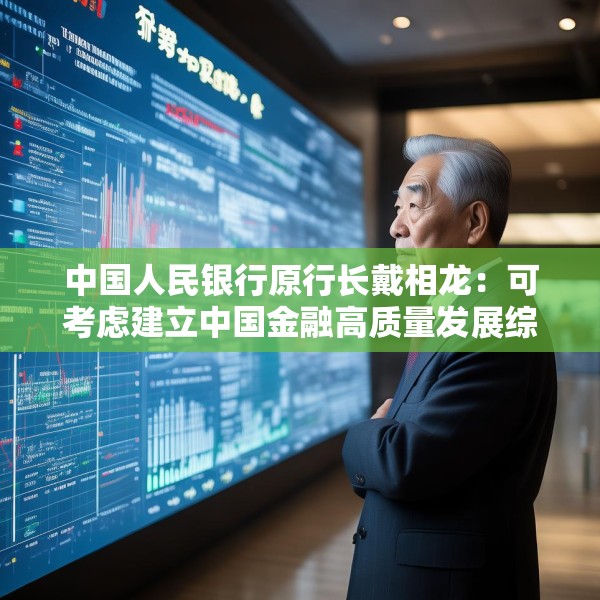 中国人民银行原行长戴相龙：可考虑建立中国金融高质量发展综合评估指标体系