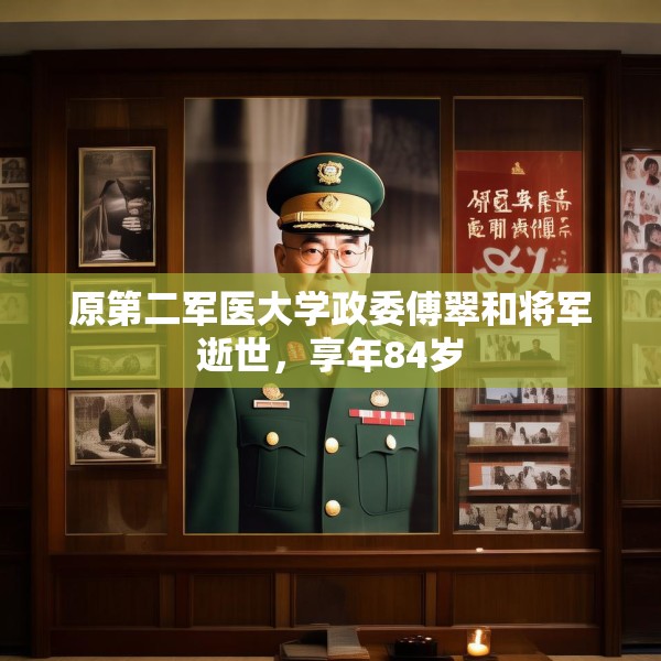 原第二军医大学政委傅翠和将军逝世，享年84岁