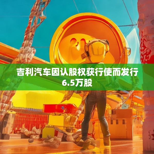 吉利汽车因认股权获行使而发行6.5万股